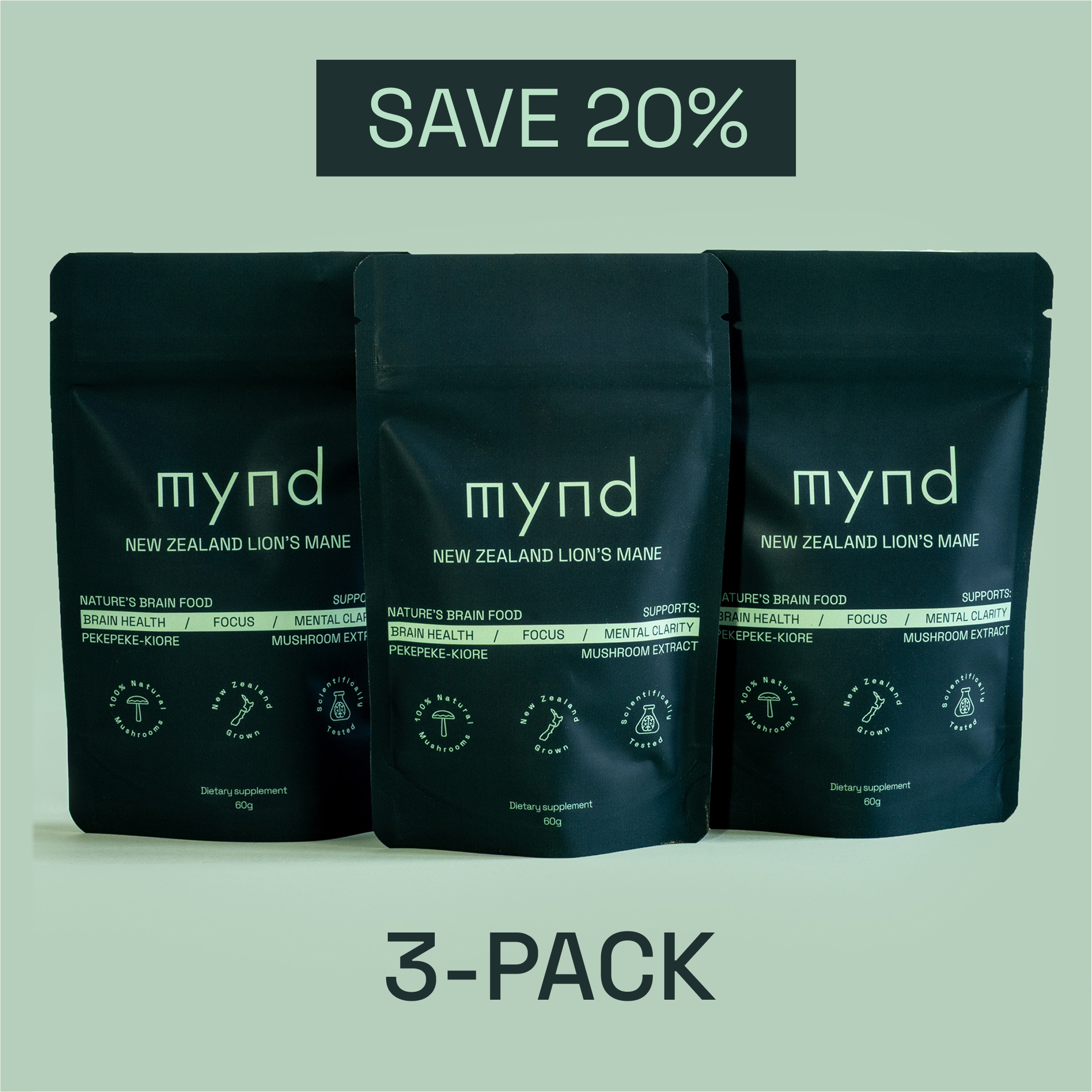 New Zealand Lion's Mane | 60g Powder