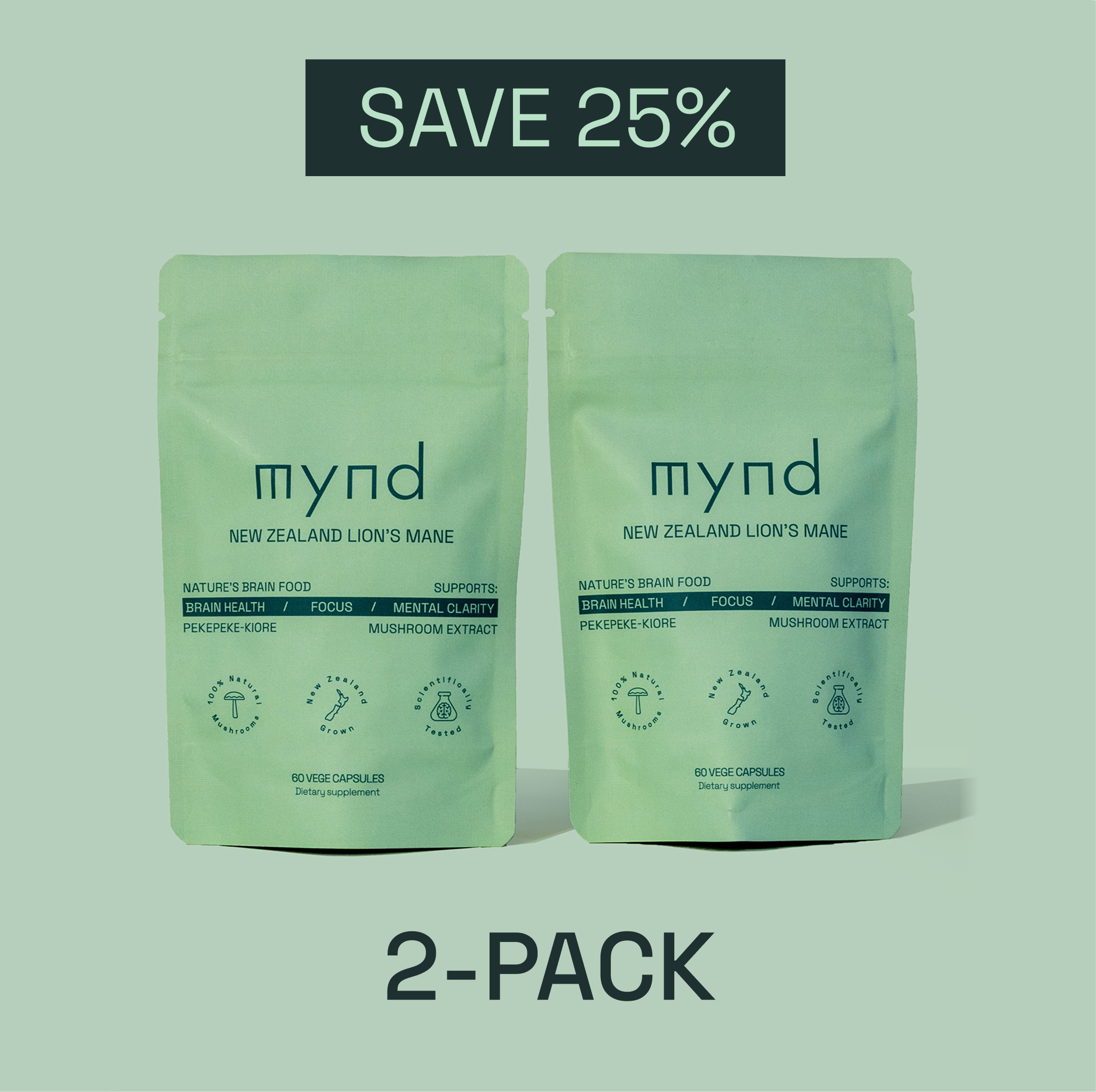 New Zealand Lion's Mane | 60 Capsules