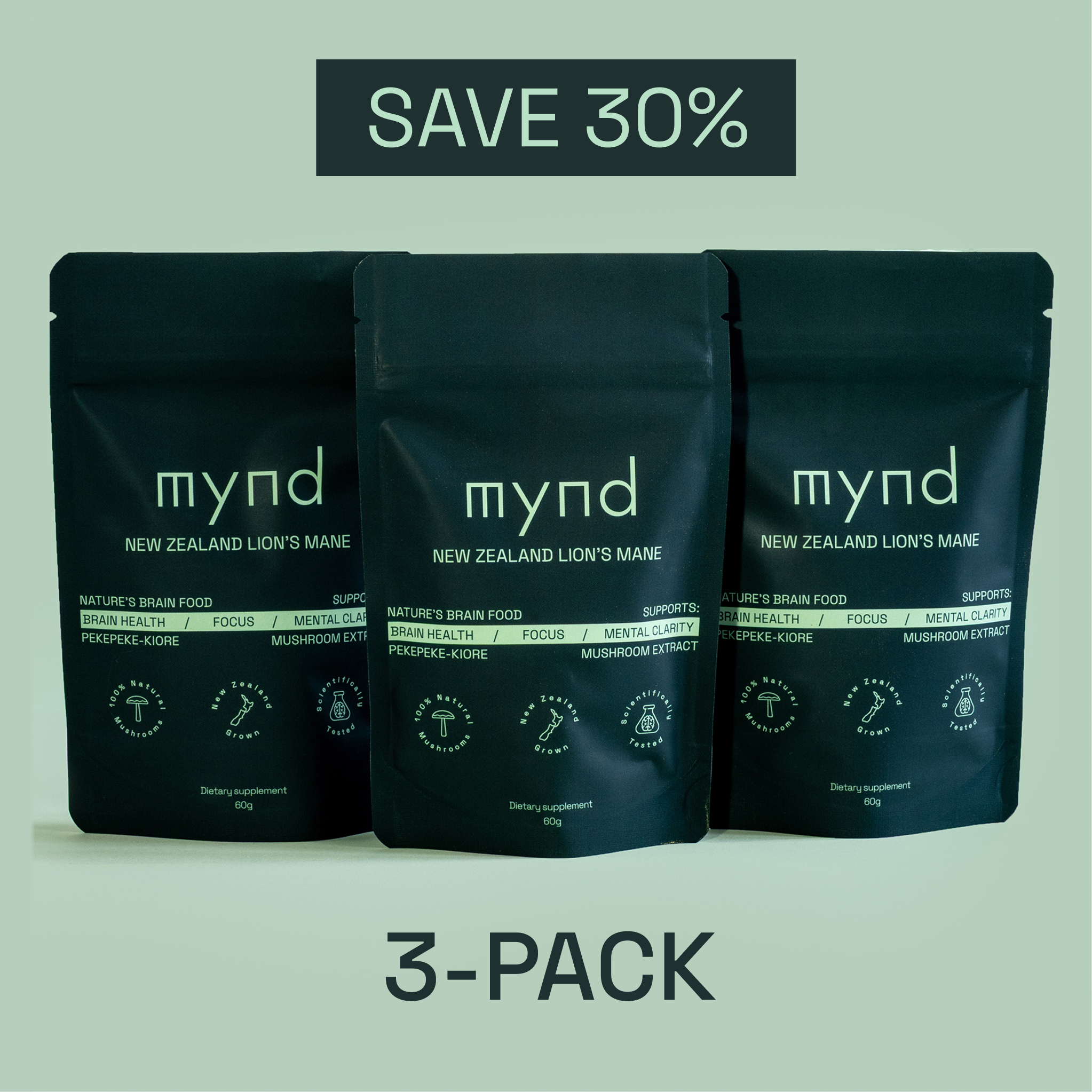 New Zealand Lion's Mane | 60g Powder